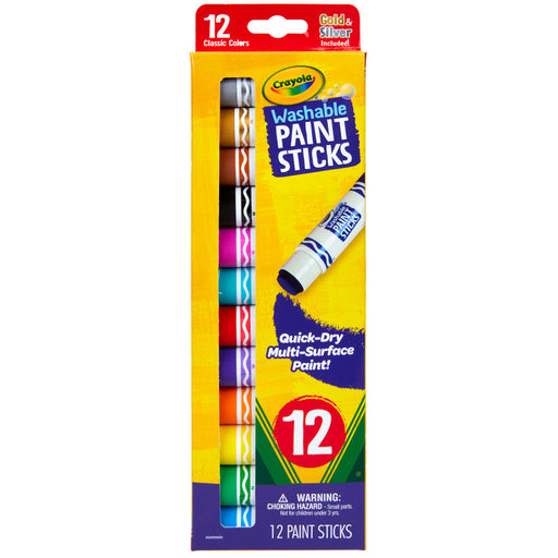 Crayola 12CT Washable Paint Sticks