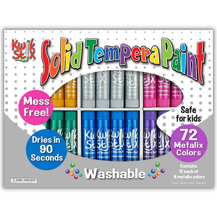 Kwikstix Tempera 72 PCS Metalix