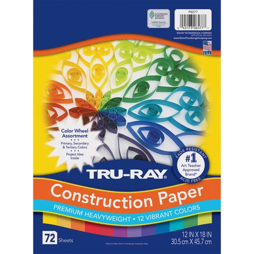 True-ray Color Wheel ASST 72 Pack 12X18