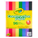 Crayola 96 CT Construction Paper