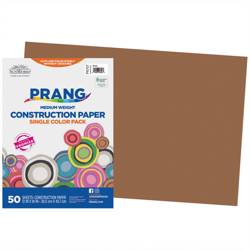Construction Paper Brown 50PK 12X18