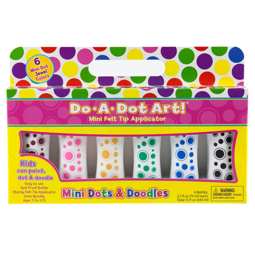 DO A Dot Markers 6PK Mini Jewel Washable Tone