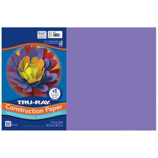 Tru Ray 12 X 18 Violet 50 Sht Construction Paper