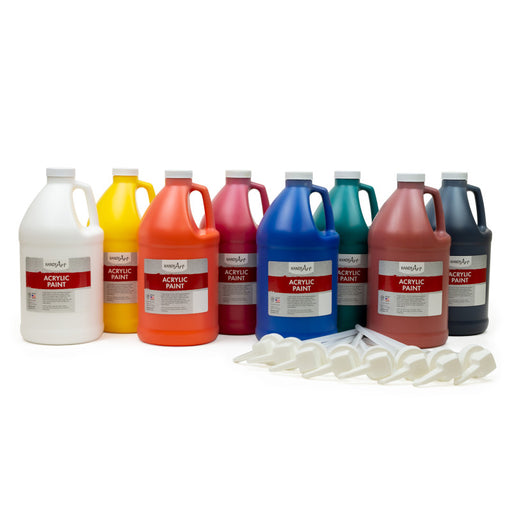 Acrylic 8 Half Gallon Primary Set