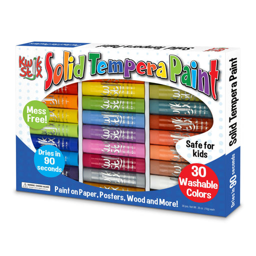 Tempera Paint Art Set 30 Colors Kwik Stix