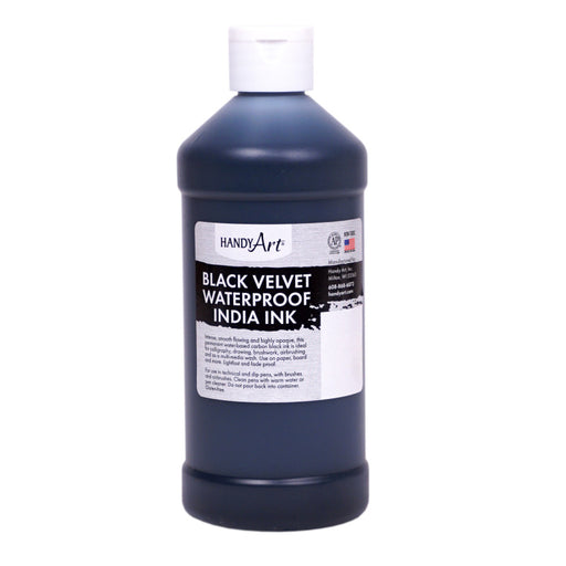 16OZ Handy Art Blk Velvet India Ink
