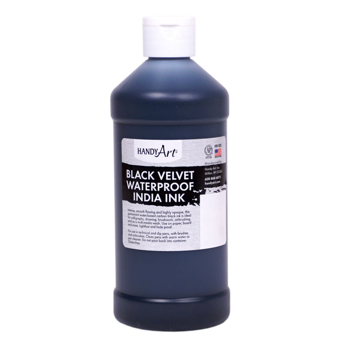 16OZ Handy Art Blk Velvet India Ink