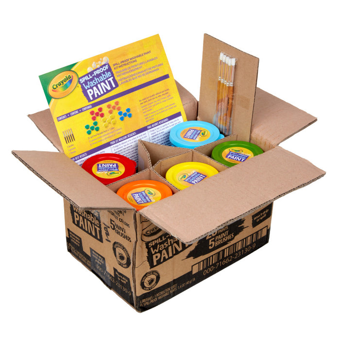 Spill Proof Washable Paints