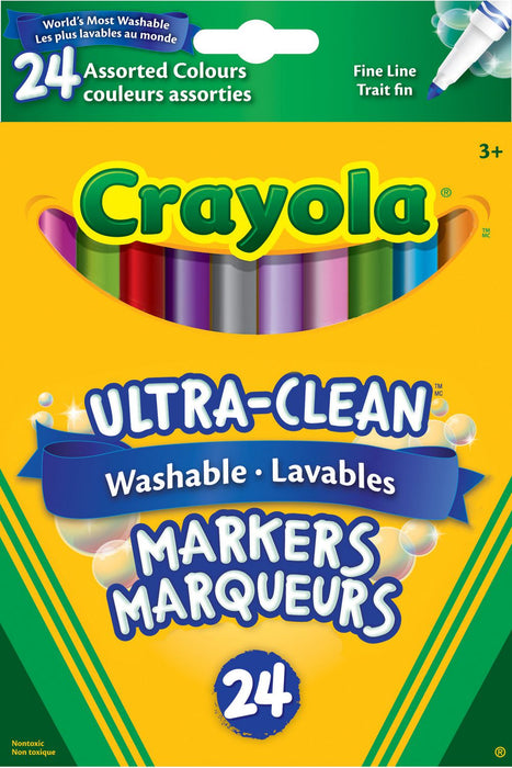 Ultra-Clean 24 Washable Fine Felts Crayola