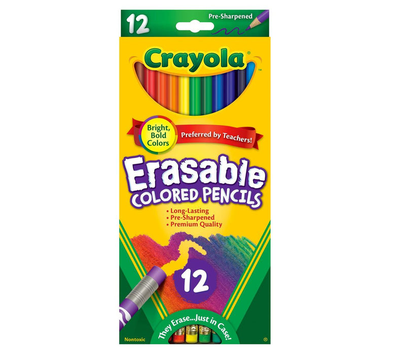 Erasable Pencil Crayons Crayola 12 pack