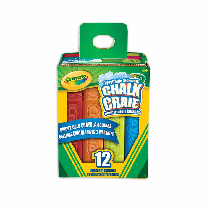 Crayola Washable Sidewalk Chalk - 12 Ct