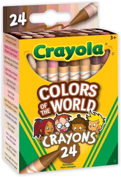 Colors of the World Crayons 24 pack