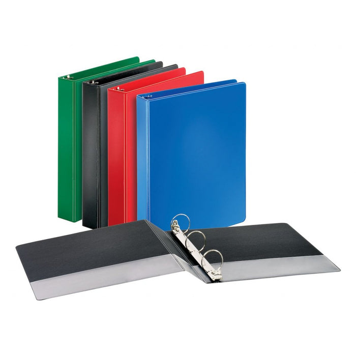 1 1/2" Premium 3 Ring Vinyl Binder Red