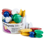 Charles Leonard¨ Colorful Magnets, Pack of 30