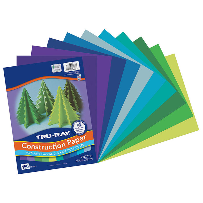CONSTRUCTION PAPER COOL Asst. 9x12 150