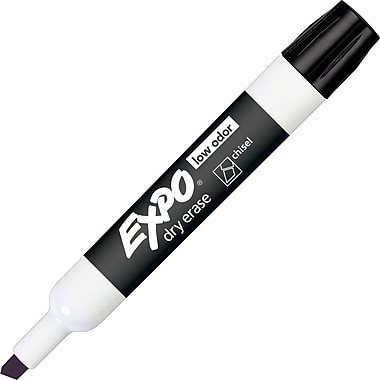 Dry Erase Marker wedge tip Black