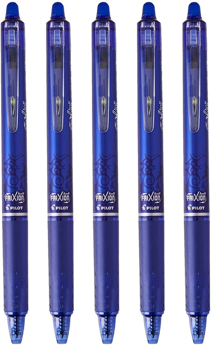 FriXion Clicker Erasable Gel Ink Pen (Fine) - Blue