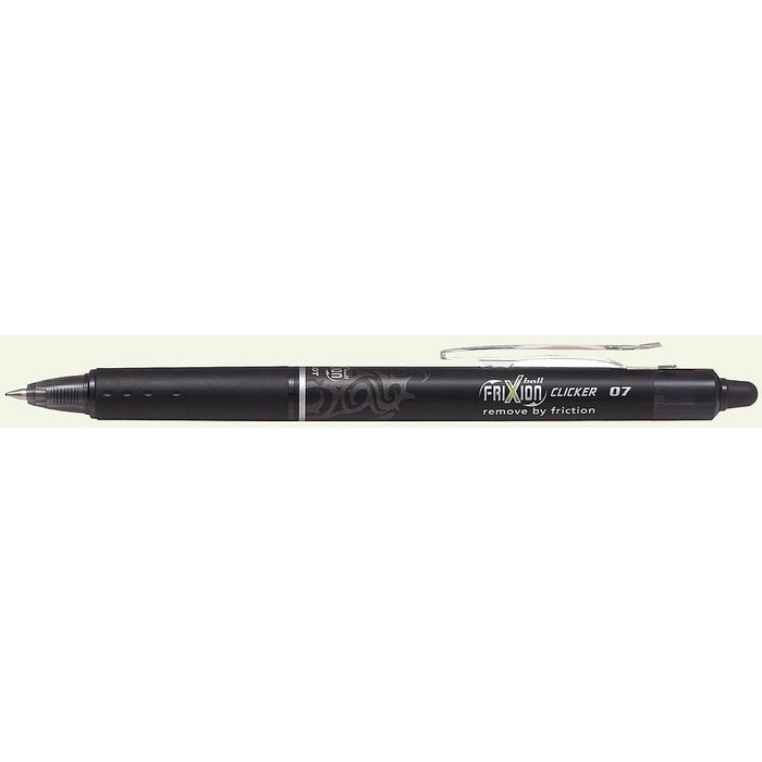 FriXion Clicker Erasable Gel Ink Pen (Fine) - Black