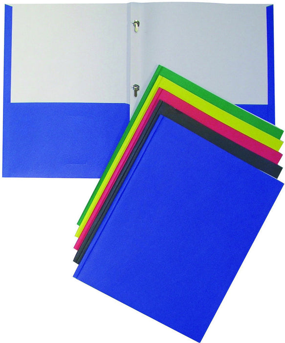 Report Cover twin pocket with tangs Lt. Blue (PST)