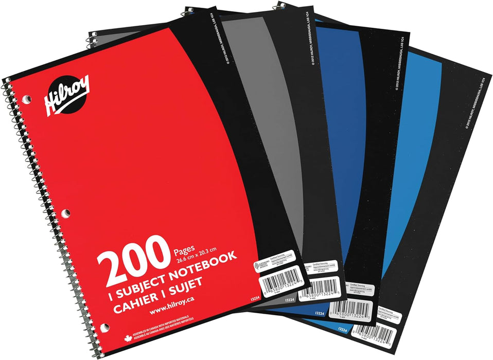 200 Page Coil Notebook