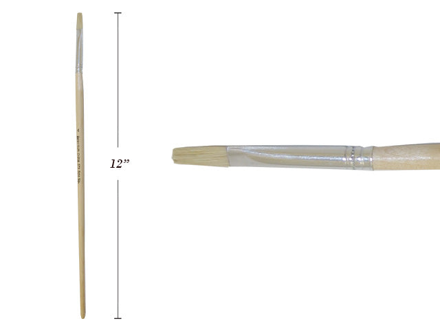 Paint Brush Long Flat #4