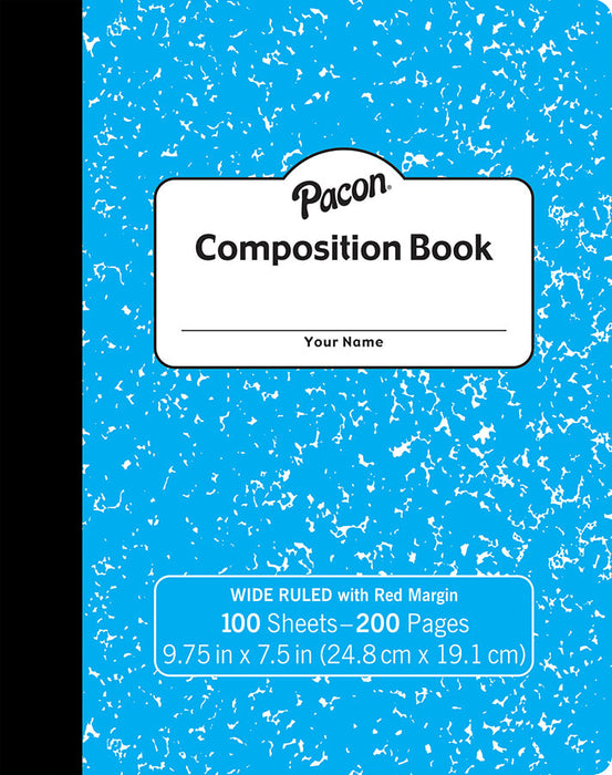 Hard cover Composition Book Blue