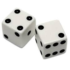 Jumbo Dice Acrylic - 25mm
