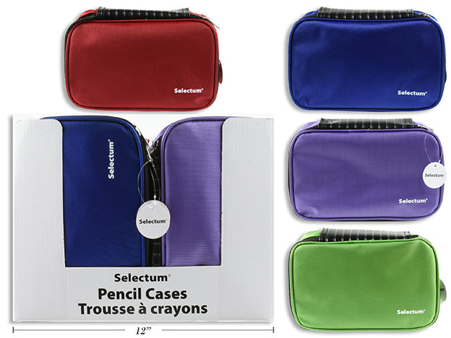 Pencil Pouch 8" x 5" x 2" 1 zipper