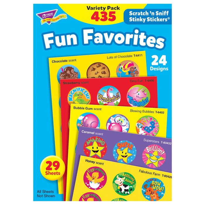 STINKY STICKERS FUN FAVORITES - Discontinued