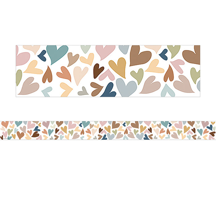 HEARTS STRAIGHT BORDER TRIM