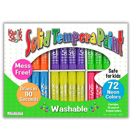 Kwikstix Tempera Paint 72 PCS