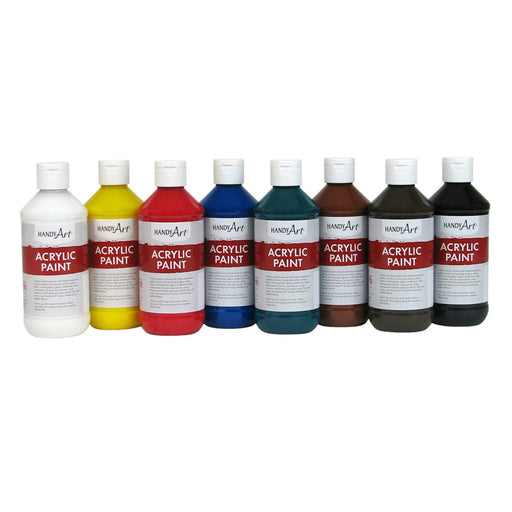 Acrylic 8OZ Paint Primary Set OF 8