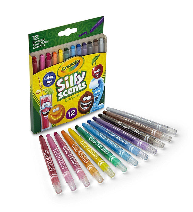 Silly Scents Crayola Mini Twistable Wax Crayons 12's