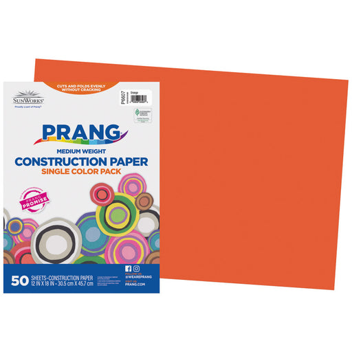 Construction Paper Orange 12X18 50PK