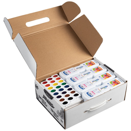 Prang Oval Pan Watercolor Set 36CT 8 Colors