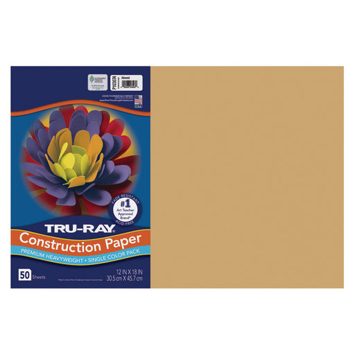 Construction Papr 12X18 Almond Truray Fadeless