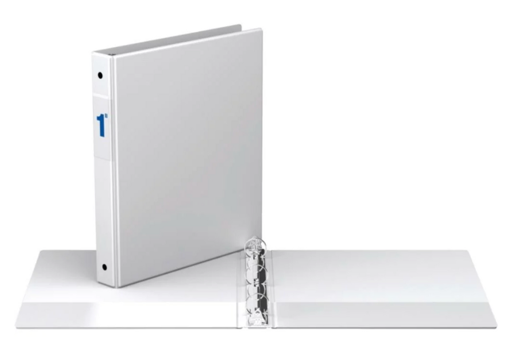 1" - Premium Binder - White