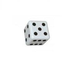 Single Dice - Black and White (PST)