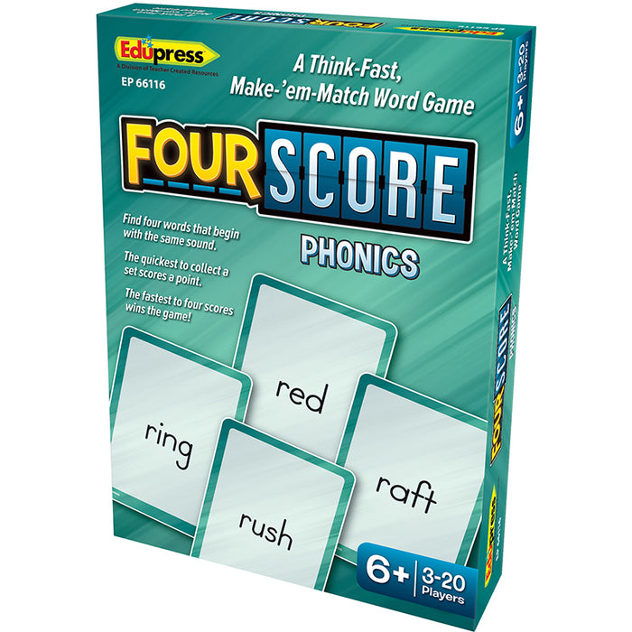 PHONICS FOUR SCORE CARD GAME