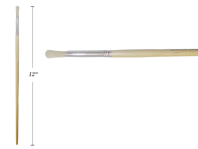 Paint Brush Long Round #4