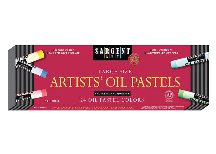 24 Large Oil Pastels (PST)