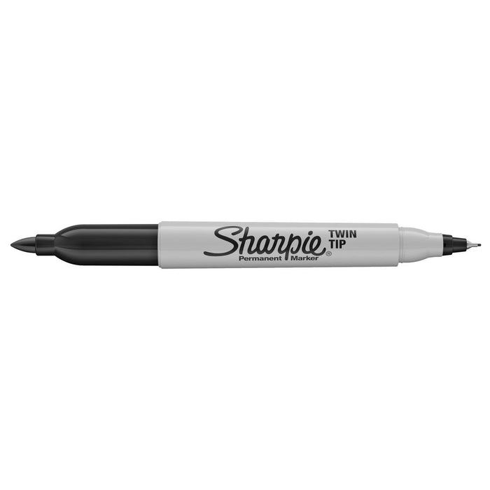 Twin Tip Sharpie Marker Black (PST)