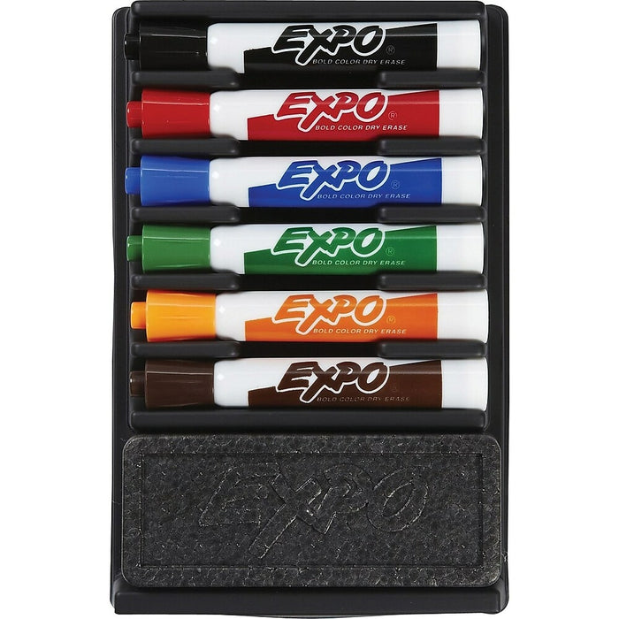 Expo Dry Eraser Set 6 Colours with Eraser (PST)