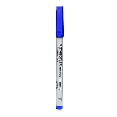 Staedtler (non-permanent) Fine Blue Lumocolor