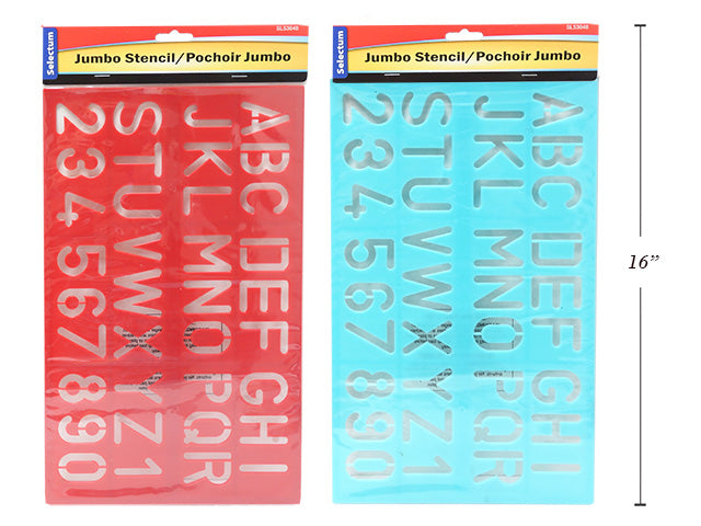 Letter & Numeral Stencil 1"
